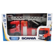 Автомодель детская Scania "Пожарная машина" TechnoDrive 6407KS, свет, звук. Изображение №2