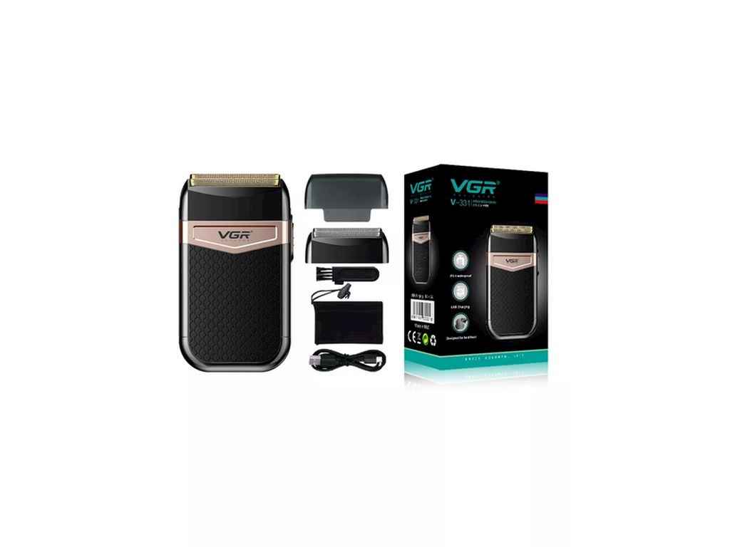 Електробритва 5Вт Акумулятор VGR V-331 шейвер, подвійне лезо, 2 насадки ТМ VGR Електробритва 5Вт Акумулятор VGR V-331 шейвер, подвійне лезо, 2 насадки ТМ VGR