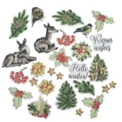 Набор для создания 3-х рождественских открыток "Awaiting Christmas" FDGCK-036. Изображение №3