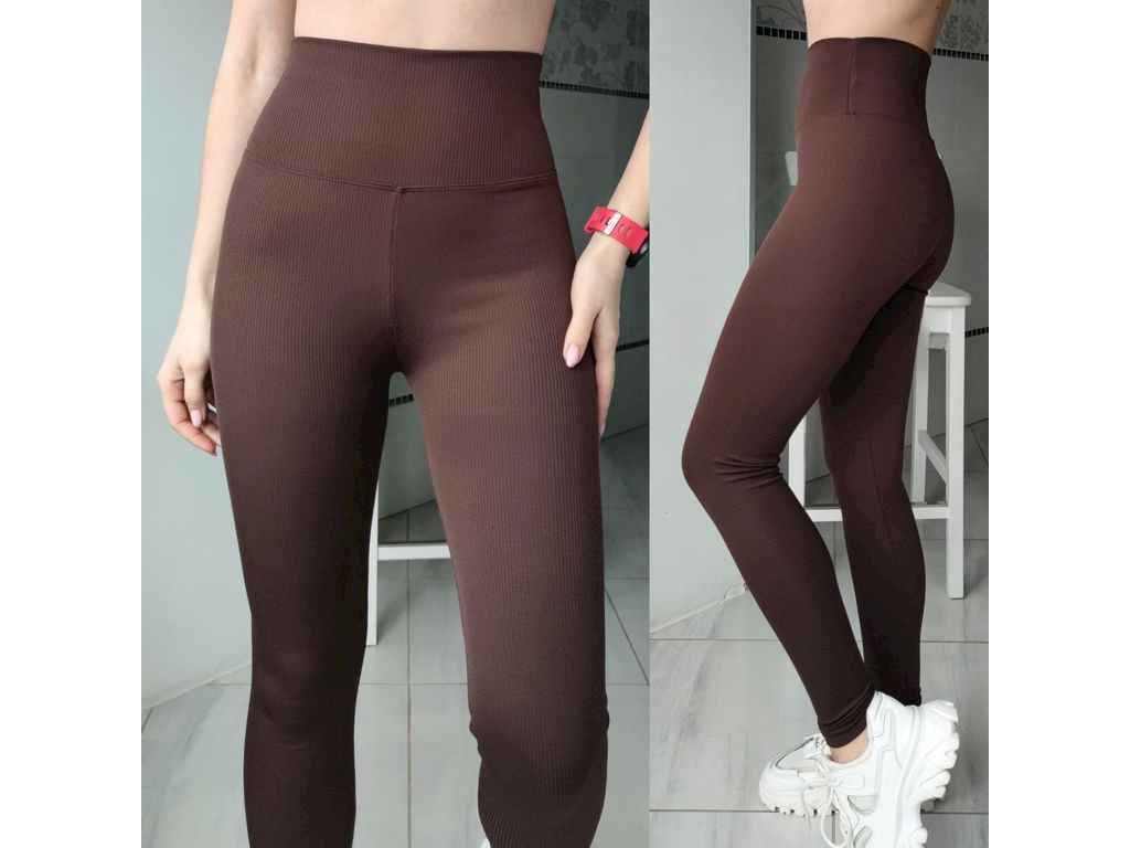 Лосіни жін на флісі рубчик р.S коричневий ТМ OSM Лосіни жін на флісі рубчик р.S коричневий ТМ OSM