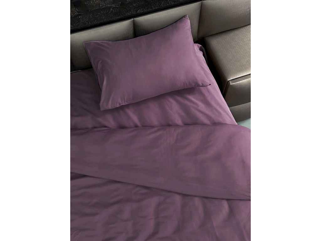 Простирадло 145*210 поліестер Plum Wine 18-1411 ТМ ARCLOUD Простирадло 145*210 поліестер Plum Wine 18-1411 ТМ ARCLOUD