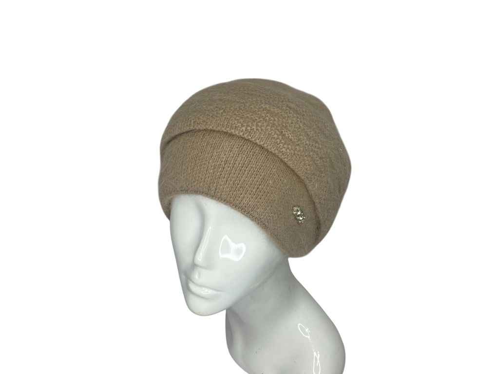 Шапка бежевий жіноча Грація р.Універсальний ТМ ЛИРУС Шапка бежевий жіноча Грація р.Універсальний ТМ ЛИРУС