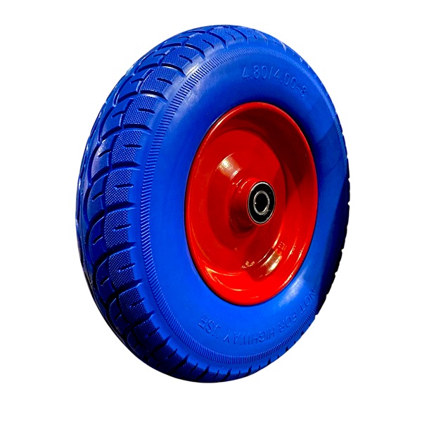 Колесо для тачки поліуретанове 380х20мм (4,80/4.00-8) Колесо для тачки поліуретанове 380х20мм (4,80/4.00-8)