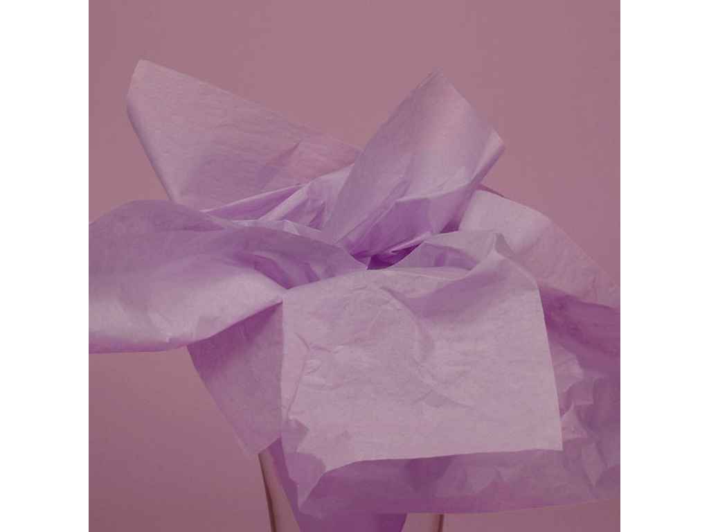 Папір Тишью 50*70см (25л/уп) світло-бузковий №Т80-26 ТМ УПАКОВКИН Папір Тишью 50*70см (25л/уп) світло-бузковий №Т80-26 ТМ УПАКОВКИН