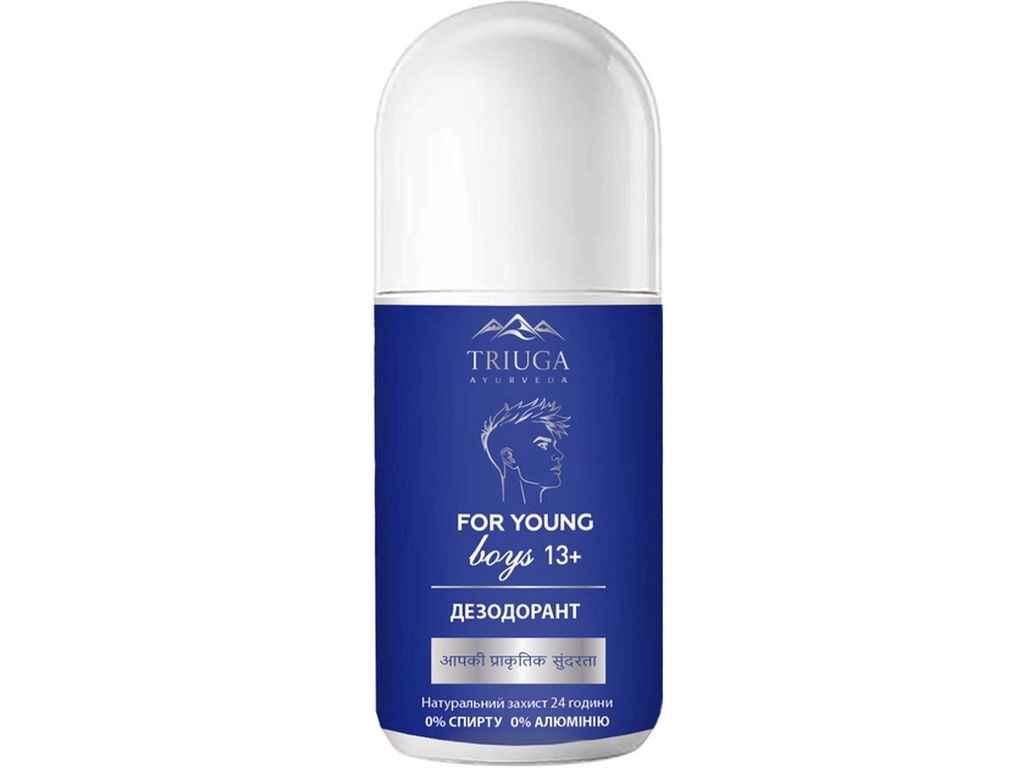 Дезодорант для Хлопчиків підлітків 13 «FOR YOUNG boys» 50г ТМ Triuga Дезодорант для Хлопчиків підлітків 13 «FOR YOUNG boys» 50г ТМ Triuga