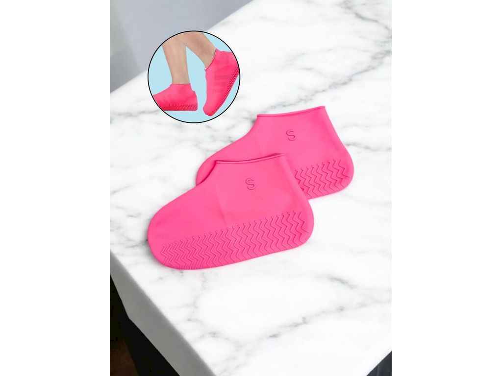 Бахіли на взуття водостійкі силікон м.TY-899 р.28-34 рожевий ТМ SP Бахіли на взуття водостійкі силікон м.TY-899 р.28-34 рожевий ТМ SP