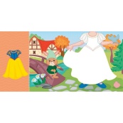 Дитяча книжка з наклейками Одягни ляльку "Крихітка Софія на маскараді" 615009. Зображення №2