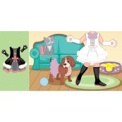 Дитяча книжка з наклейками Одягни ляльку "Модниця Аліса на карнавалі" 615010. Зображення №2