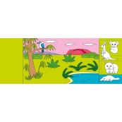 Дитяча книжечка-розмальовка "Хто гойдається на ліані?" 1364007. Зображення №2 Дитяча книжечка-розмальовка "Хто гойдається на ліані?" 1364007. Зображення №2