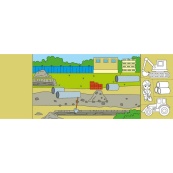 Дитяча книжечка-розмальовка "Хто будує дім?" 1364005. Зображення №3 Дитяча книжечка-розмальовка "Хто будує дім?" 1364005. Зображення №3