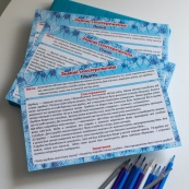 Дидактичний матеріал "Зимові спостереження" 13107147, 16 карток. Зображення №5