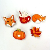 Набір заготовок для створення значків "Яскрава осінь" FDCKW-059. Зображення №3