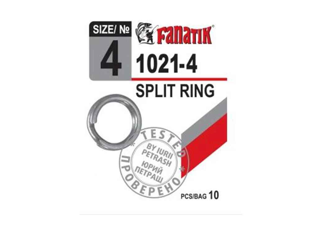 Заводні кільця №4 (10 шт/уп) арт.1021-4 ТМ FANATIK Заводні кільця №4 (10 шт/уп) арт.1021-4 ТМ FANATIK