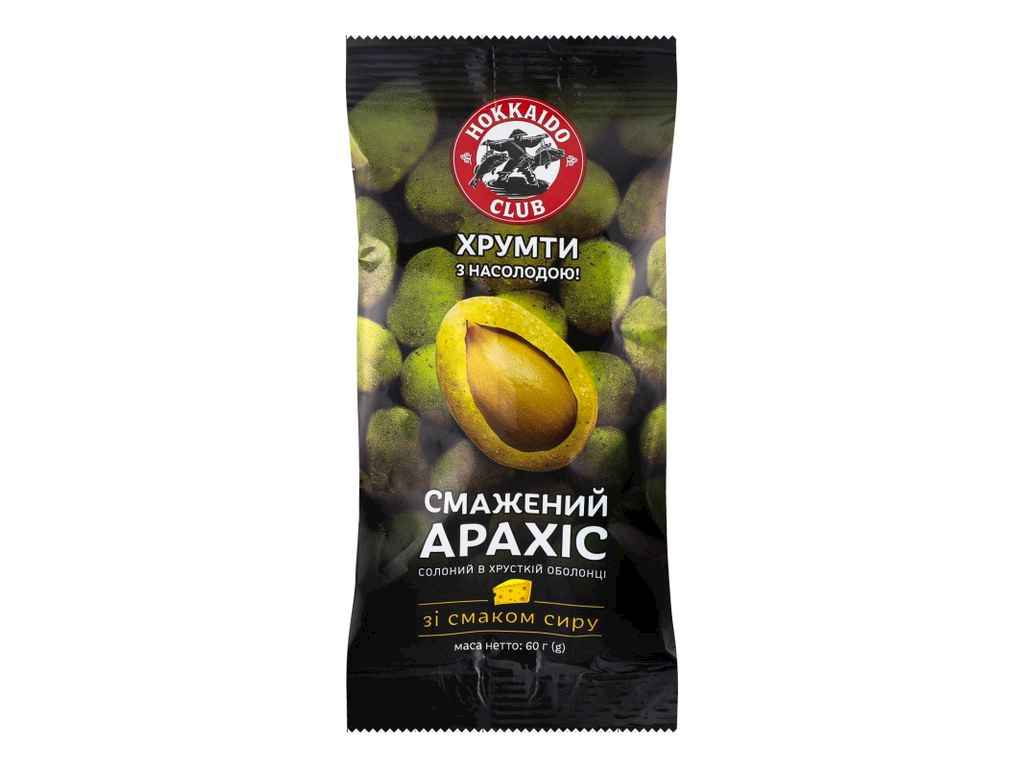 Арахіс кранч 60г Сир солоний ТМHokkaido Club Арахіс кранч 60г Сир солоний ТМHokkaido Club