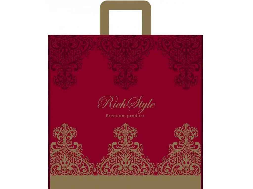 Пакет-петля 400*400мм 25шт 100мкрн Преміум бордовий ТМ ПЛАСТИК ПАК Пакет-петля 400*400мм 25шт 100мкрн Преміум бордовий ТМ ПЛАСТИК ПАК