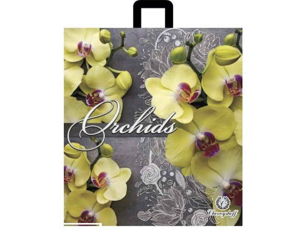 Пакет-петля 400*420мм 25шт 61мкрн вт. Жовта орхідея ТМ ПЛАСТИК ПАК Пакет-петля 400*420мм 25шт 61мкрн вт. Жовта орхідея ТМ ПЛАСТИК ПАК