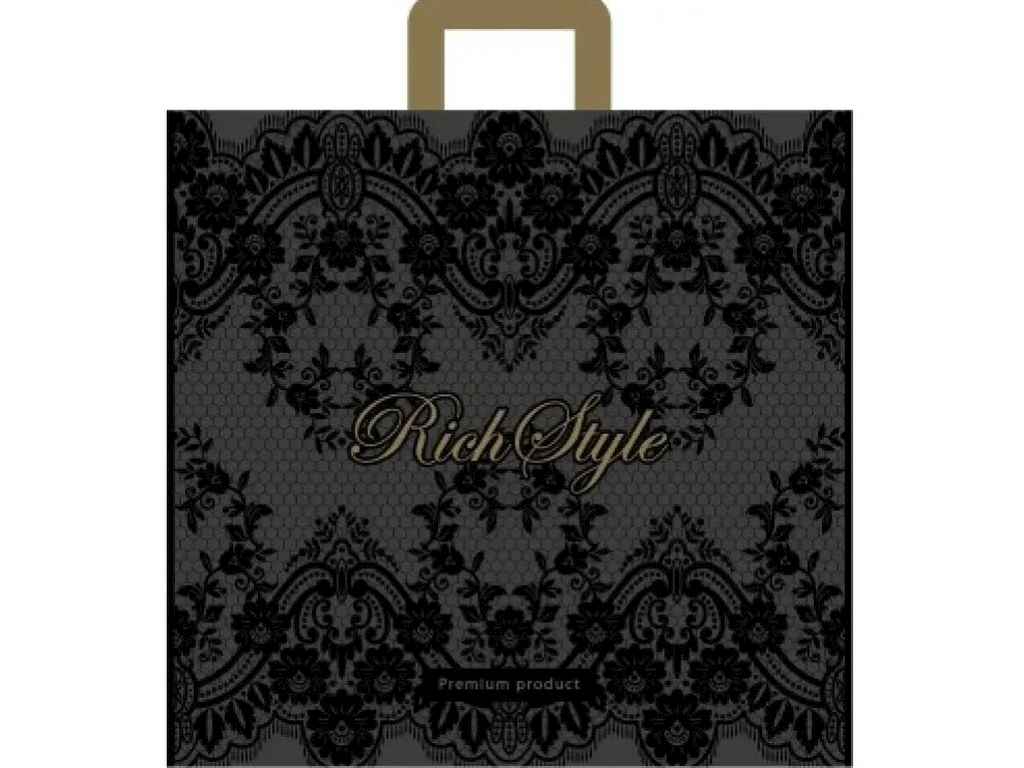 Пакет-петля 400*400мм 25шт 100мкрн Преміум чорний ТМ ПЛАСТИК ПАК Пакет-петля 400*400мм 25шт 100мкрн Преміум чорний ТМ ПЛАСТИК ПАК