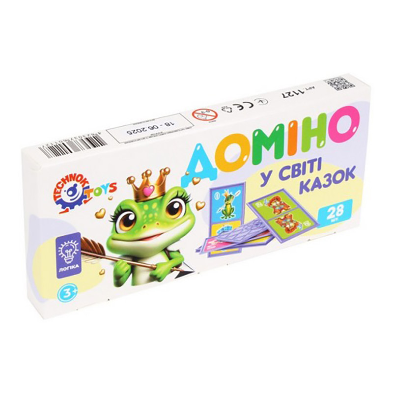 Детское домино "В мире сказки" 1127TXK 28 элементов Детское домино "В мире сказки" 1127TXK 28 элементов