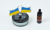 Ароматизатор на сонячній панелі "Прапор України" M1 (Одеколон). Изображение №2
