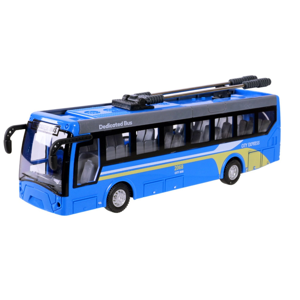 Детский троллейбус на радиоуправлении 135-2 световые эффекты Детский троллейбус на радиоуправлении 135-2 световые эффекты