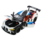 Коллекционная машинка BMW M4 GT3 68282A(W) масштаб 1:24. Изображение №2