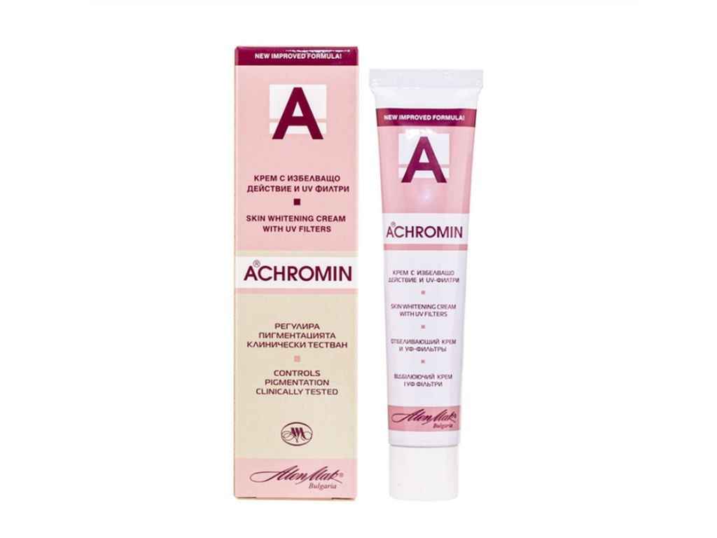 Крем для обличчя, що відбілює ACHROMIN з УФ-фільтром 45мл ТМ ALEN MAK Крем для обличчя, що відбілює ACHROMIN з УФ-фільтром 45мл ТМ ALEN MAK