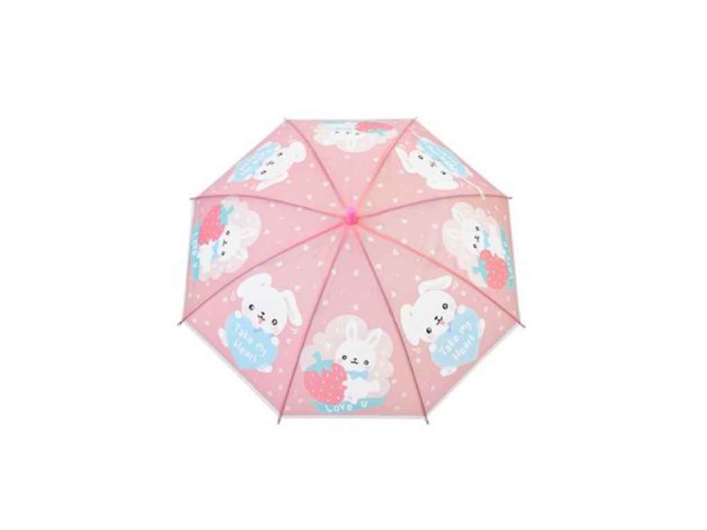 Парасоля тростина дитяча MK 4783 світло-рожевий ТМ METR Парасоля тростина дитяча MK 4783 світло-рожевий ТМ METR