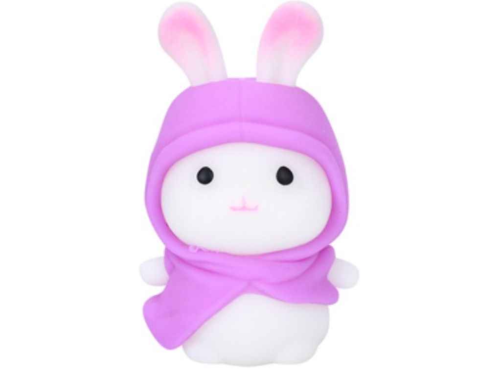 Фігурка антистрес зайчик 7см фіолетовий борошно 5991 ТМ METR Фігурка антистрес зайчик 7см фіолетовий борошно 5991 ТМ METR