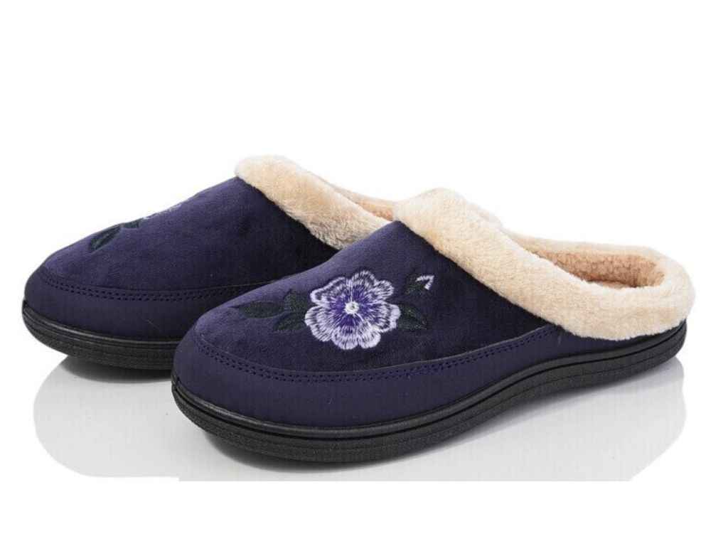 Капці домашні жіночі р.39 сливовий з хутром арт.Т-01 ТМ Dago Капці домашні жіночі р.39 сливовий з хутром арт.Т-01 ТМ Dago