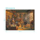 Пазл класичний "Книжковий магазин" 300602, 300 елементів. Зображення №6