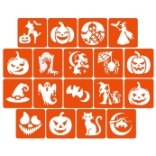 Набор для био-тату "Хэллоуин - глиттер" set-halloween-glitter 18 трафаретов. Изображение №2 Набор для био-тату "Хэллоуин - глиттер" set-halloween-glitter 18 трафаретов. Изображение №2