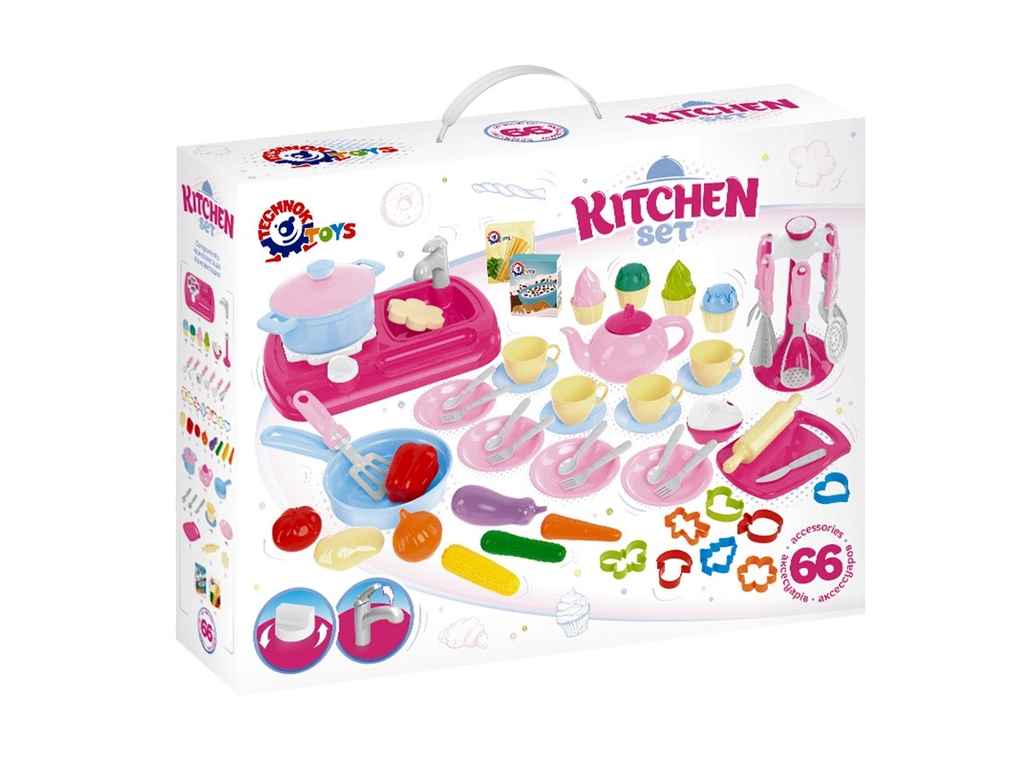 Кухня з набором посуду арт.7280 ТМ ТЕХНОК Кухня з набором посуду арт.7280 ТМ ТЕХНОК