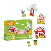 Дитяча магнітна гра "Друзі з ферми" DoDo Toys 200255, 8 елементів. Зображення №2