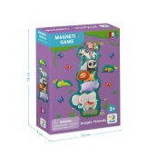 Дитяча магнітна гра "Друзі з джунглів" DoDo Toys 200256, 8 елементів. Зображення №5