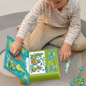 Дитяча магнітна мапа світу тварини DoDo Toys 200267, 36 елементів. Зображення №8