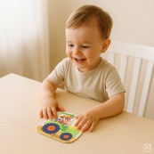 Дитячий пазл 4 в 1 "Baby puzzle. Транспорт" DoDo Toys 300685 набір 4 в 1. Зображення №6