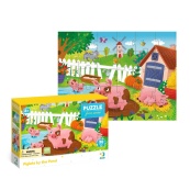 Дитячий пазл "Поросята біля ставка" DoDo Toys 300682, 30 елементів. Зображення №2