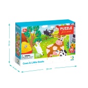 Дитячий пазл "Корови й козенята" DoDo Toys 300683, 30 елементів. Зображення №5
