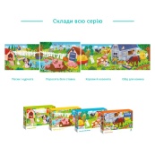 Дитячий пазл "Поросята біля ставка" DoDo Toys 300682, 30 елементів. Зображення №6