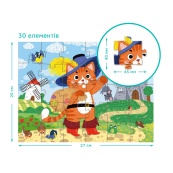 Дитячий пазл "Кіт у чоботях" DoDo Toys 300693, 30 елементів. Зображення №4