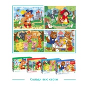 Дитячий пазл "Червона Шапочка" DoDo Toys 300694, 30 елементів. Зображення №6