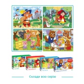 Дитячий пазл "Три ведмеді" DoDo Toys 300696, 30 елементів. Зображення №6