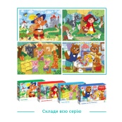 Дитячий пазл "Троє поросят" DoDo Toys 300695, 30 елементів. Зображення №6