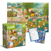 Дитячий віммельпазл "Літо у селі" DoDo Toys 300659, 60 елементів. Зображення №2