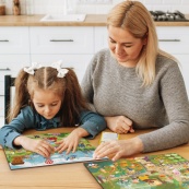 Дитячий віммельпазл "Літо у селі" DoDo Toys 300659, 60 елементів. Зображення №7