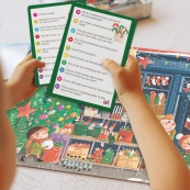 Детский пазл Ищи и находи "Зимние праздники" 300663, 80 элементов. Изображение №4