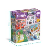Дитячий віммельпазл "Містечко професій" DoDo Toys 300662, 60 елементів. Зображення №6