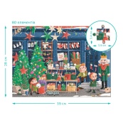 Детский пазл Ищи и находи "Зимние праздники" 300663, 80 элементов. Изображение №6
