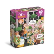 Дитячий пазл Шукай та знаходь "Квітуча весна" DoDo Toys 300664, 80 елементів. Зображення №2