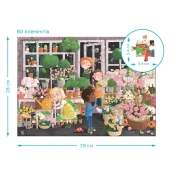 Дитячий пазл Шукай та знаходь "Квітуча весна" DoDo Toys 300664, 80 елементів. Зображення №4